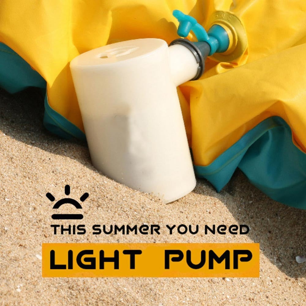 Múltiples boquillas de aire se ajustan a una bomba de aire portátil alta para exteriores