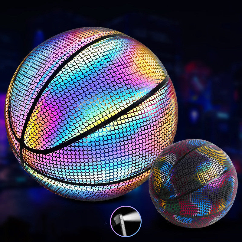 Baloncesto fluorescente brillante