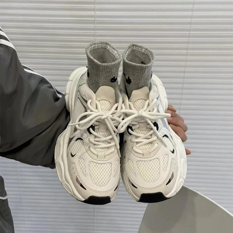 Chaussures à plateforme en maille polyvalente Polar Wave Sports décontractés respirants