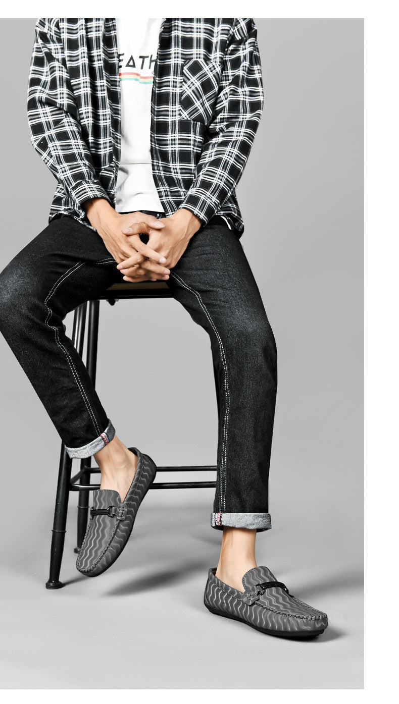 Slip-on Gommino de tendencia informal para hombre