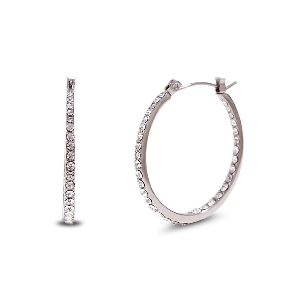 Boucles d'oreilles minimalistes de haute qualité, mode européenne et américaine