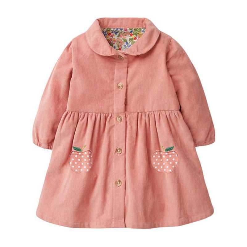 Vestido infantil de otoño para niñas pequeñas