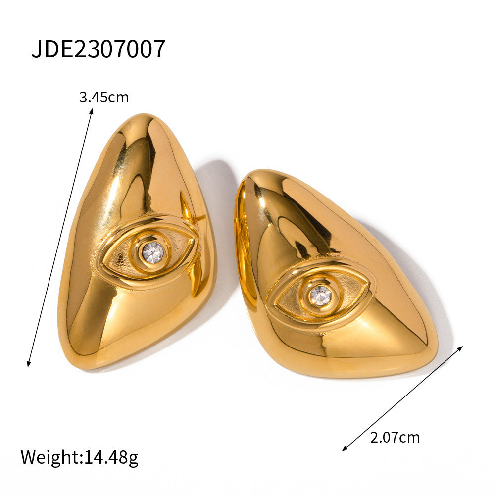 Boucles d'oreilles en forme de lèvre à la mode, boucles d'oreilles en acier titane simples de haute qualité
