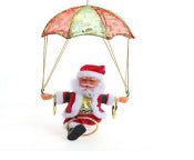 Escalera eléctrica de Papá Noel de plástico