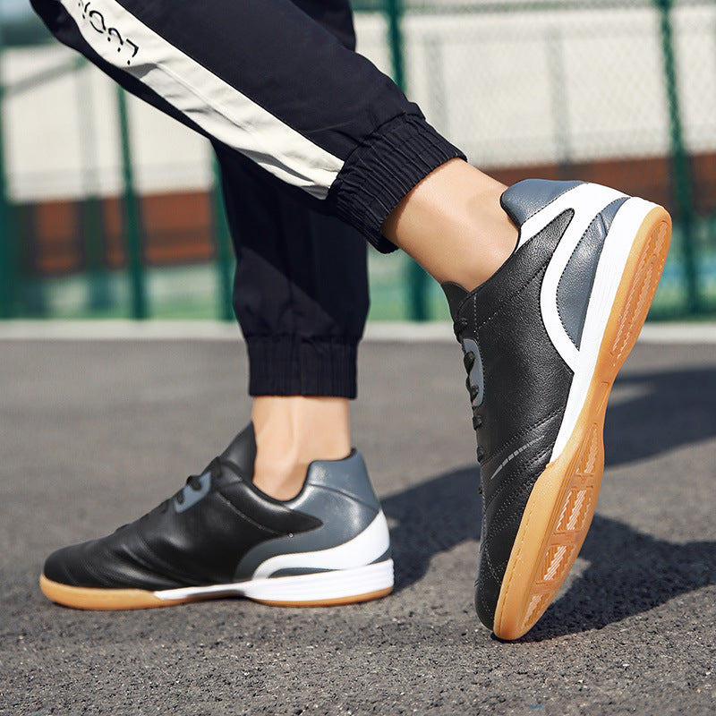 Chaussures de football en salle IC, semelle tendon masculine plate