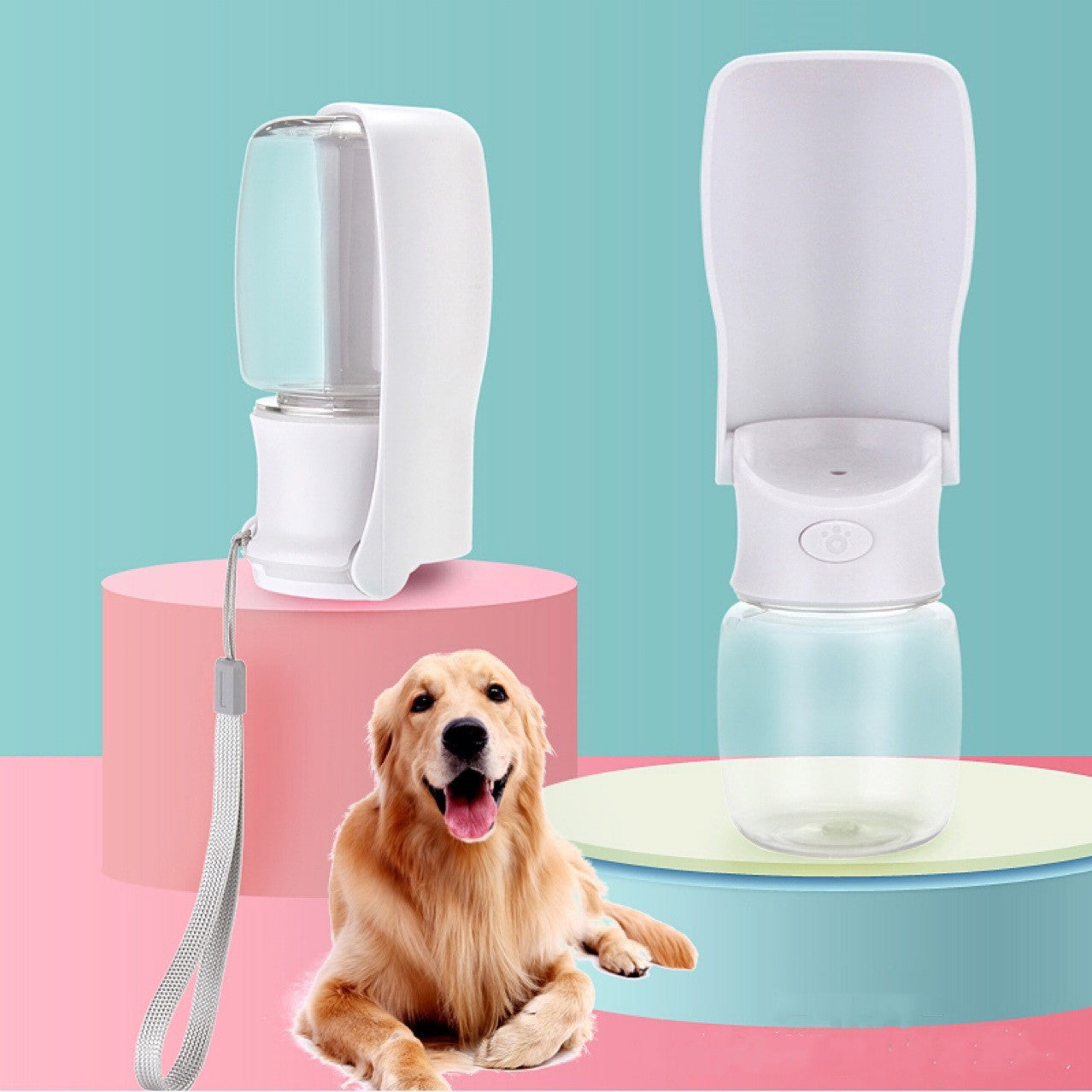 Bouteille d'eau Portable pliable pour chien, distributeur d'eau pour animaux de compagnie, produits pour animaux de compagnie