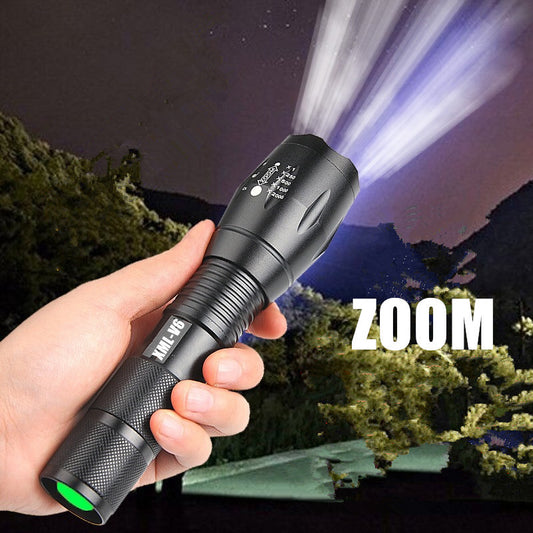 Mini lampe de poche Portable LED ZOOM torche chasse lampe de poche Zoomable lampe torche