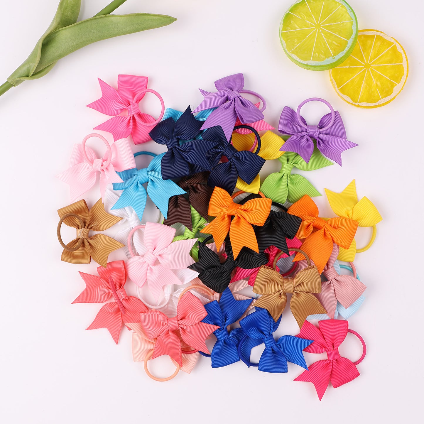 Ceinture en fil pour enfants, mignon, nœud en queue d'aronde, bande en caoutchouc, corde à cheveux, accessoires pour cheveux