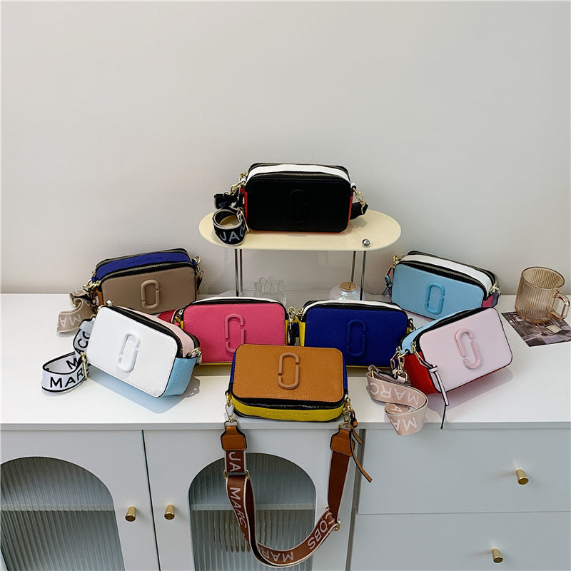 Sac à bandoulière large à la mode, petit sac à bandoulière à la mode, petit sac carré assorti avec tout