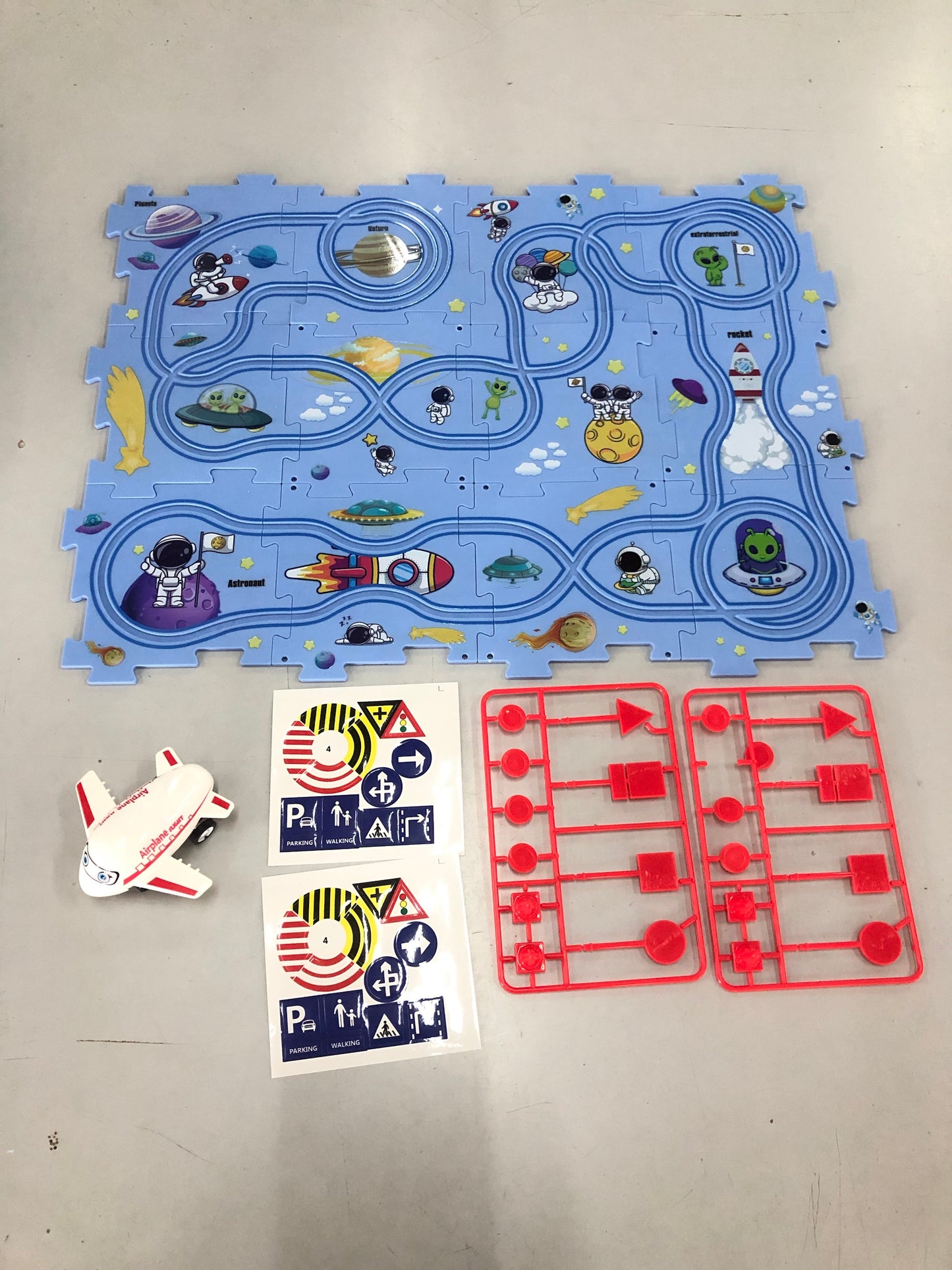 Puzzle pour enfants, vitesse de chemin de fer électrique, assemblage de voiture électrique automatique, scène de ville, Construction, jouet éducatif, cadeau