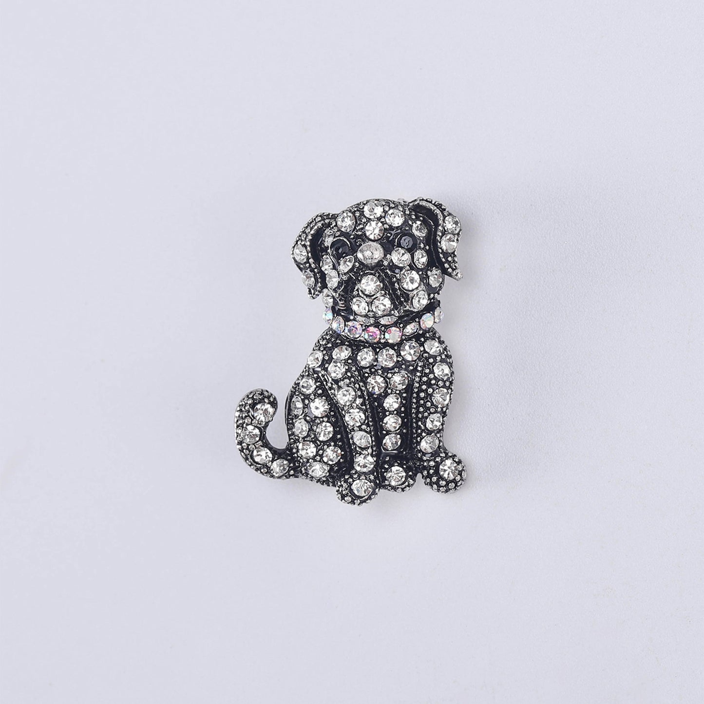Broche créative en diamant d'eau pour animaux