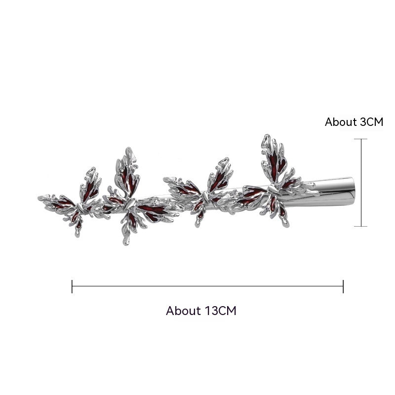 Collar de mariposa roja original nuevo estilo chino