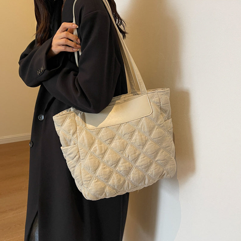 Losange couture sac à bandoulière automne et hiver luxe femmes sac haute capacité décontracté déplacements sacs à main personnalisés