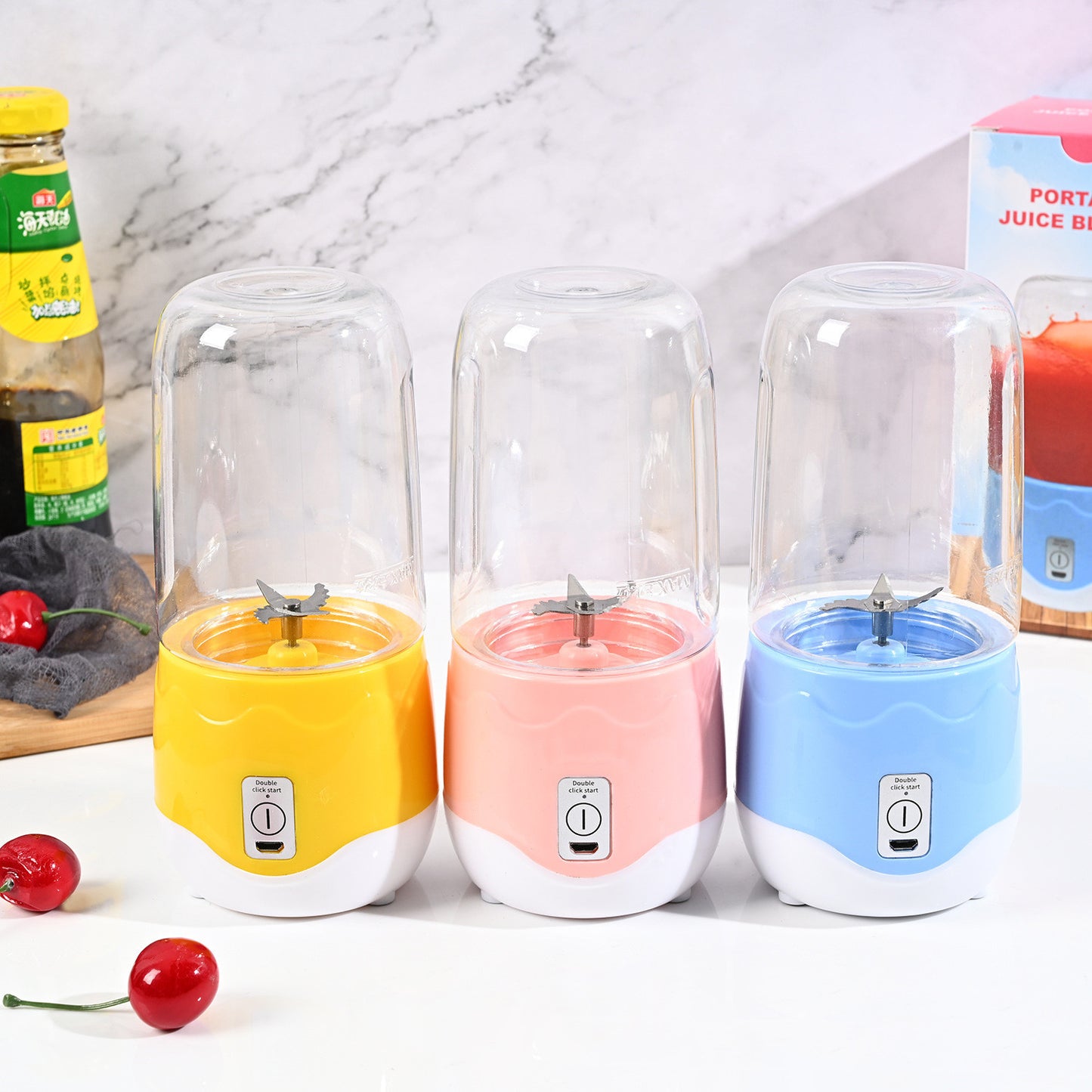 Mélangeur Portable, Mini tasse de jus de fruits, Gadgets de cuisine pour la maison