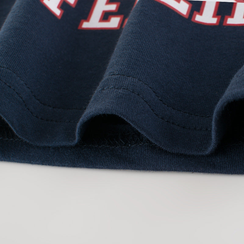 T-shirt d'été à manches courtes pour enfants, haut à demi-manches pour garçons