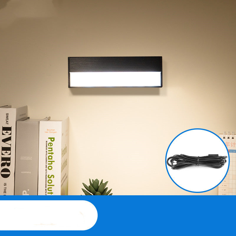 Lámpara de mesa pequeña magnética con protección para los ojos