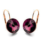 Boucles d'oreilles en cristal multicolore de haute qualité pour femmes