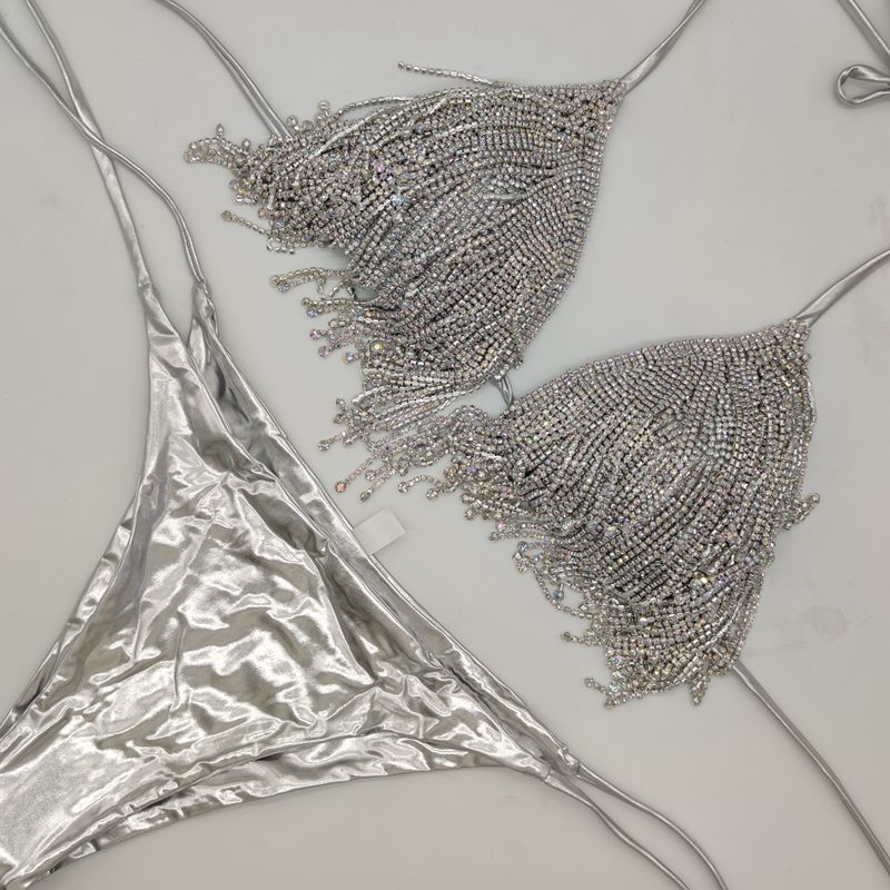 Nouveau Diamant maillot de bain diamant coulant diamant Bikini nuit 