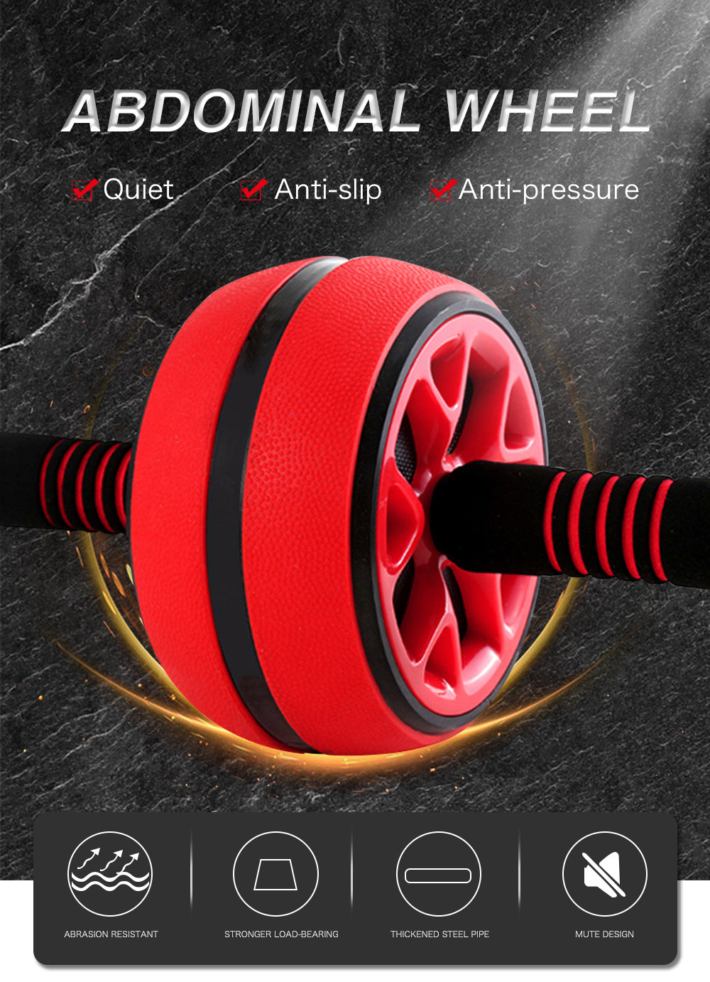 Roue abdominale de remise en forme