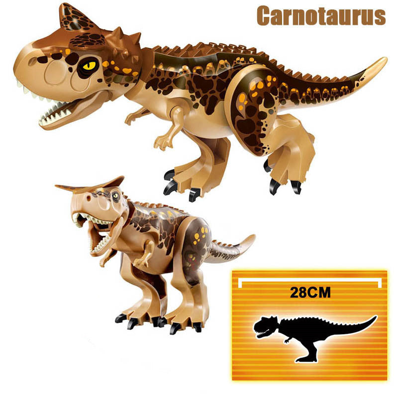 Bloques de construcción de dinosaurios coloridos jurásicos, rompecabezas para niños, montaje e inserción de juguetes para niños