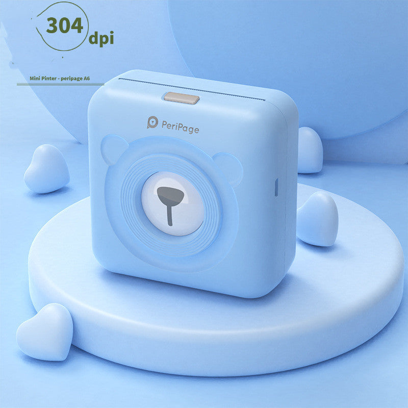 Mini impresora térmica inalámbrica Bliuetooth, impresora de etiquetas adhesivas de papel