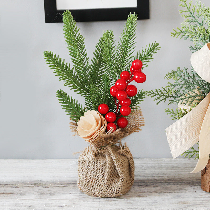 Petites décorations de sapin de Noël en fer forgé