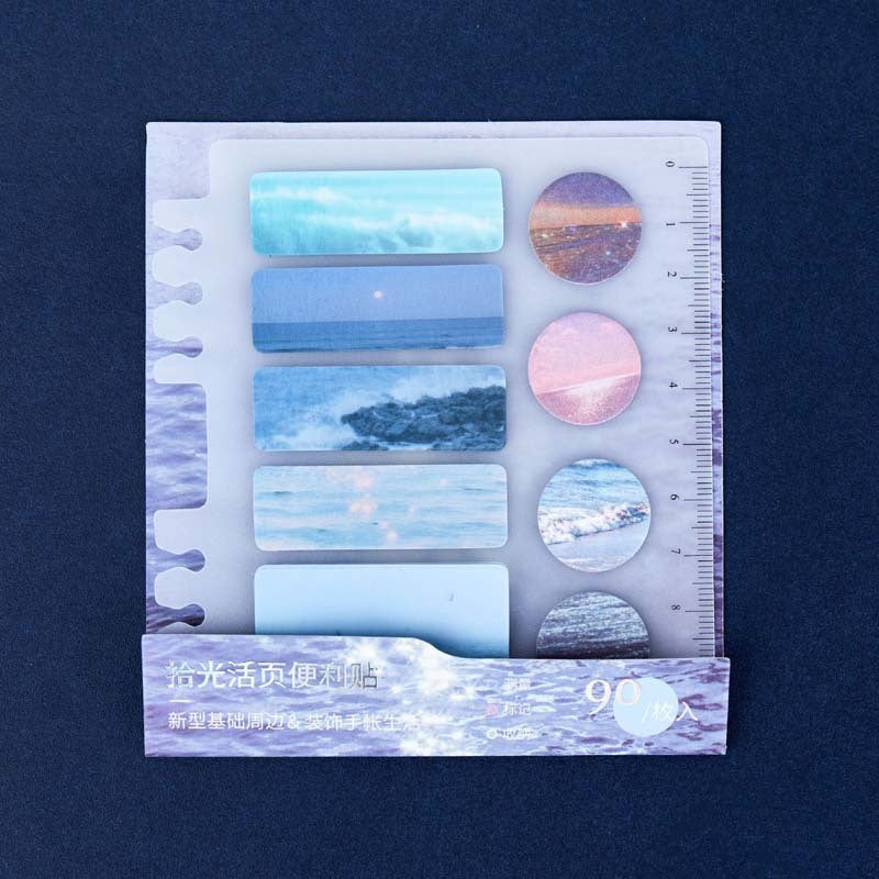 Autocollant d'index de note autocollante de marque de plaque inférieure en PP