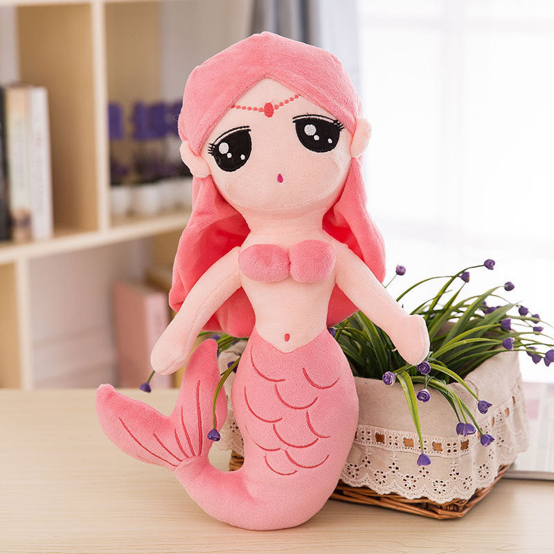 Muñeca de peluche de princesa sirena