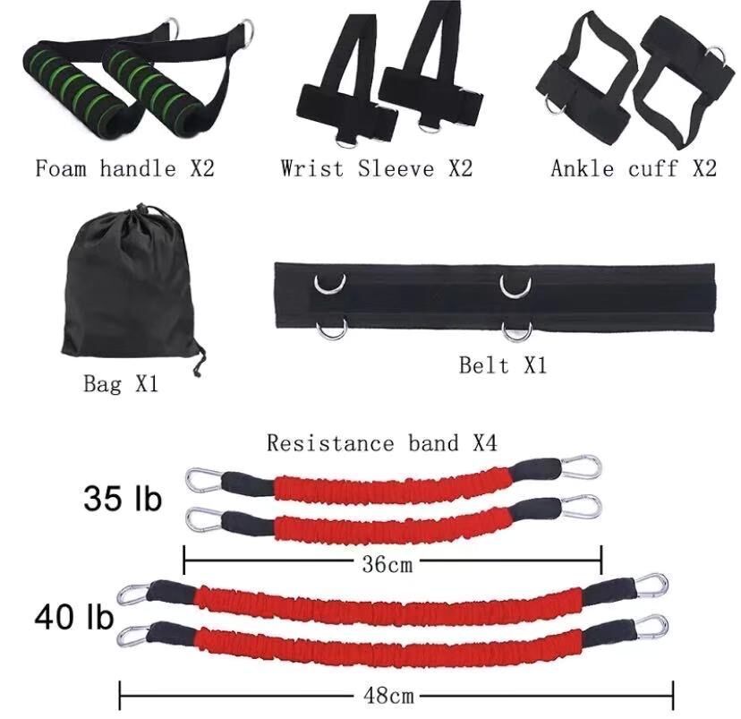 Appareil d'entraînement de force de rebond de jambe de bras de boxe