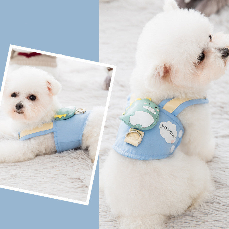 Ensemble de laisse de harnais pour chien mignon