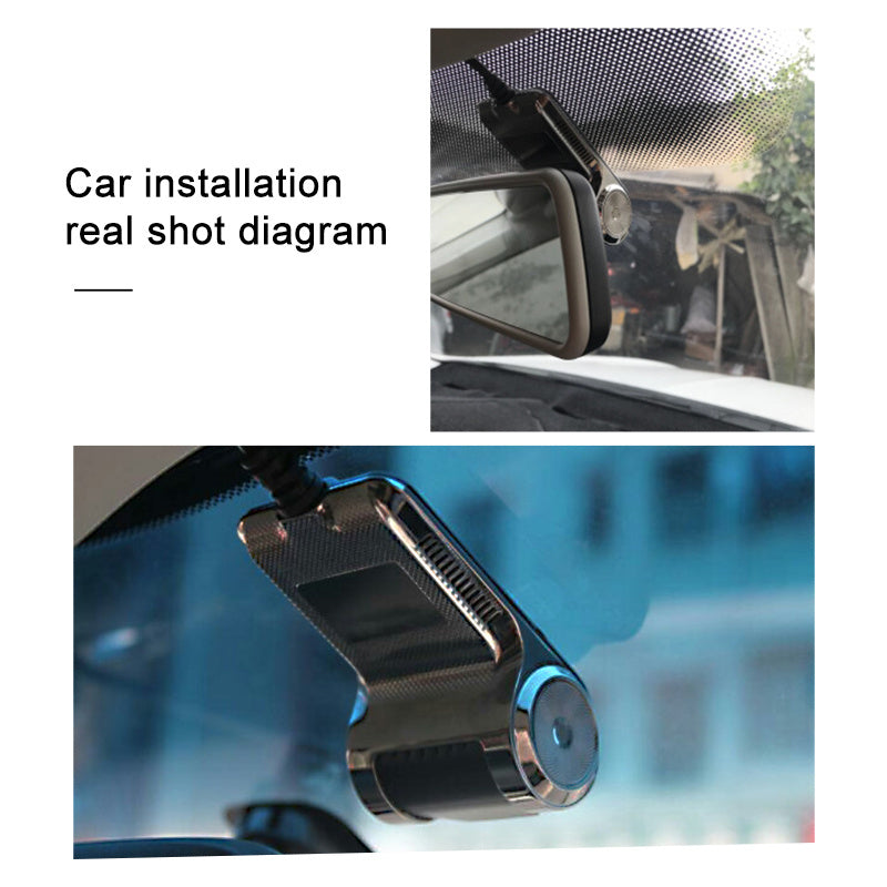 Enregistreur de conduite Usb, grand écran Android, navigation, wifi, surveillance du stationnement 