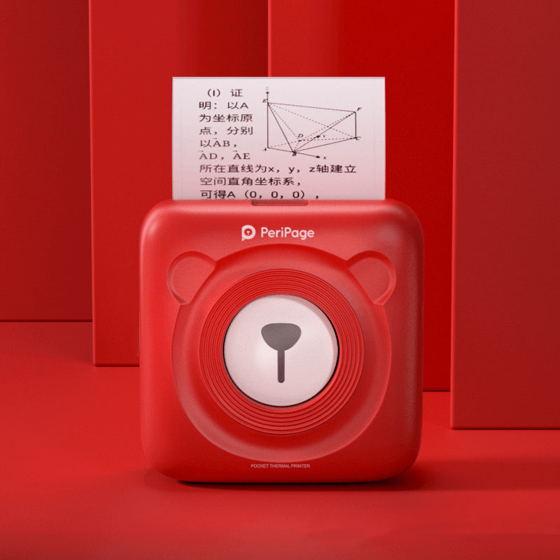 Mini impresora térmica inalámbrica Bliuetooth, impresora de etiquetas adhesivas de papel
