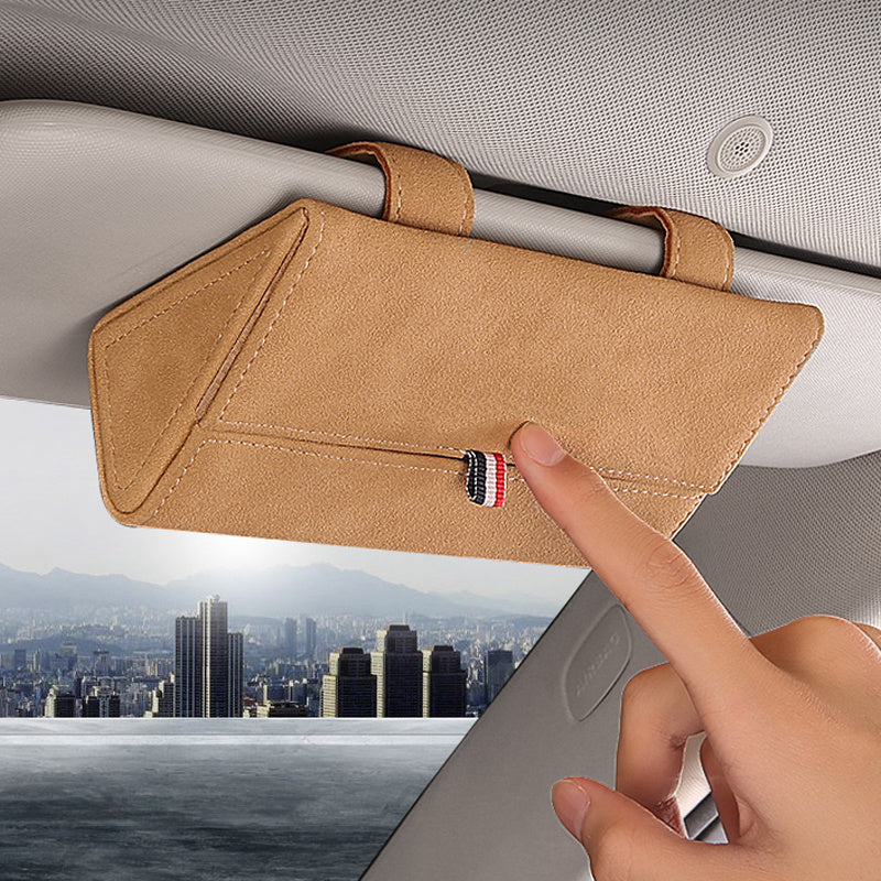 Caja de almacenamiento de gafas de coche