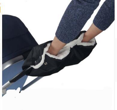 Accessoires de poussette pour bébé, gants chauds d'hiver coupe-vent froids et velours épais pour chariot à cheveux