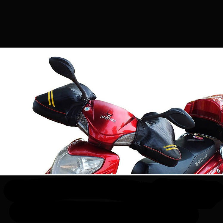 Cold-proof motorcycle bottle cover car plate handlebar