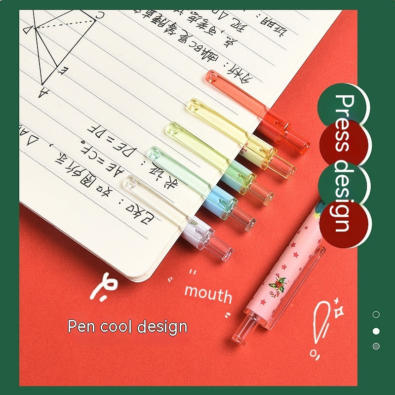 Stylo Gel à pression pour cadeau de récompense de noël, stylo à bille, Signature