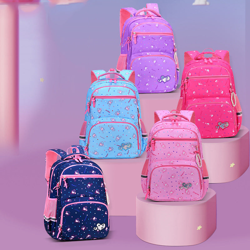 Sac à dos pour enfants de style princesse mignon de dessin animé de mode