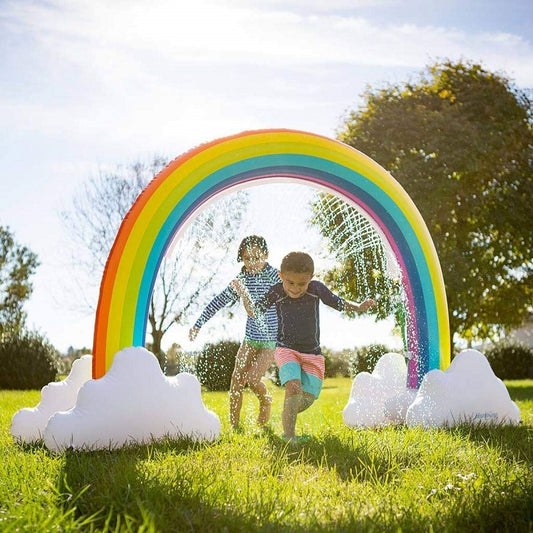 Aspersor inflable del arco iris