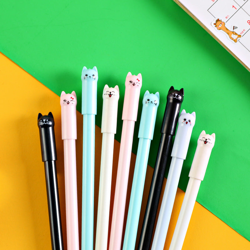 Stylo gel chat pendule mignon