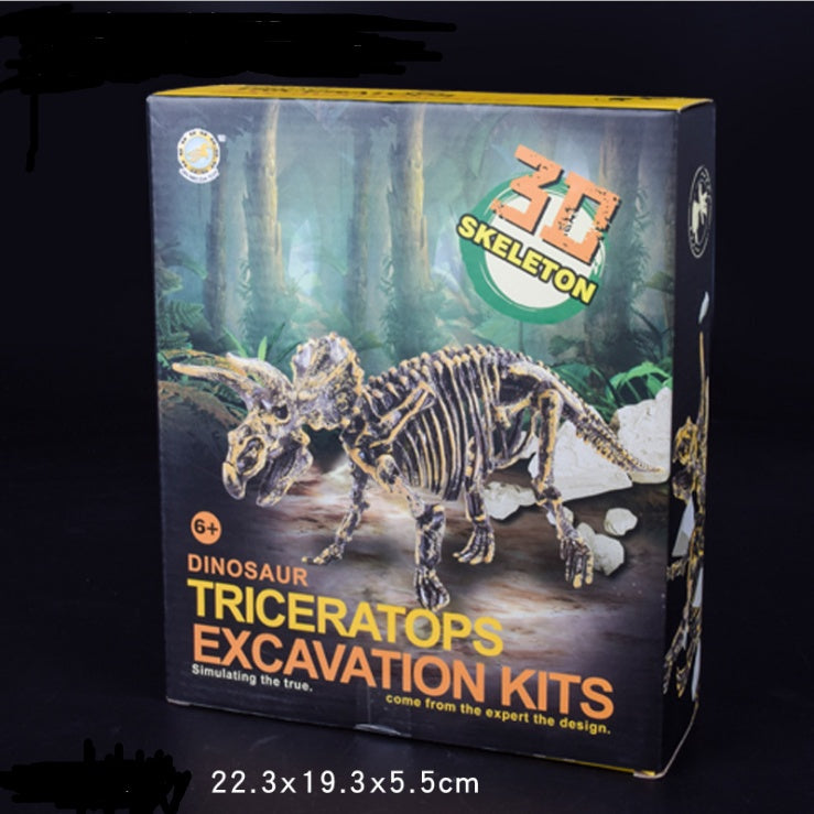 Jouets d'excavation archéologique de dinosaures, jouets éducatifs pour enfants, bricolage