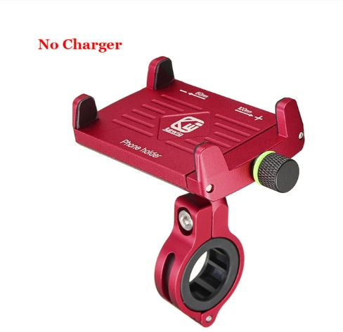 Aluminum alloy motorcycle mobile phone holder