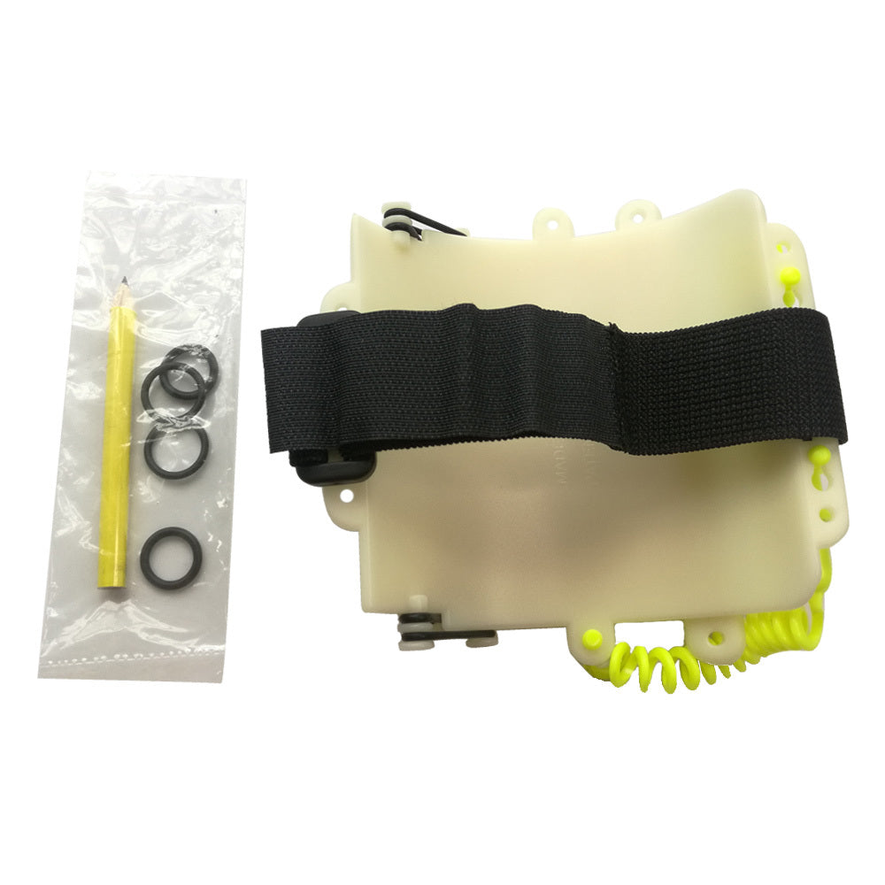 Chaqueta con pulsera luminosa de escritura submarina