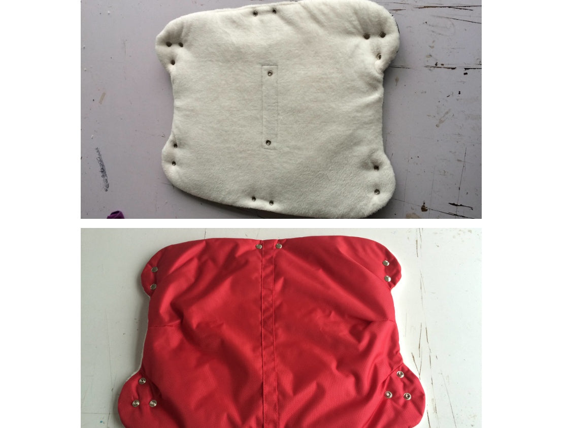 Accessoires de poussette pour bébé, gants chauds d'hiver coupe-vent froids et velours épais pour chariot à cheveux