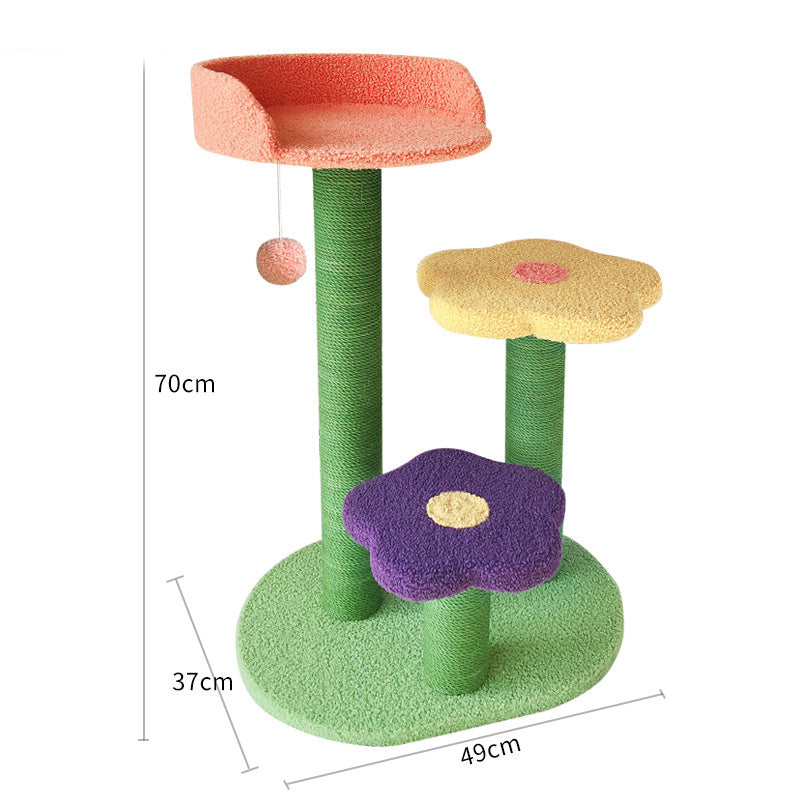 Torre para gatos Rascador para gatos Árbol de escalada para gatos resistente al desgaste