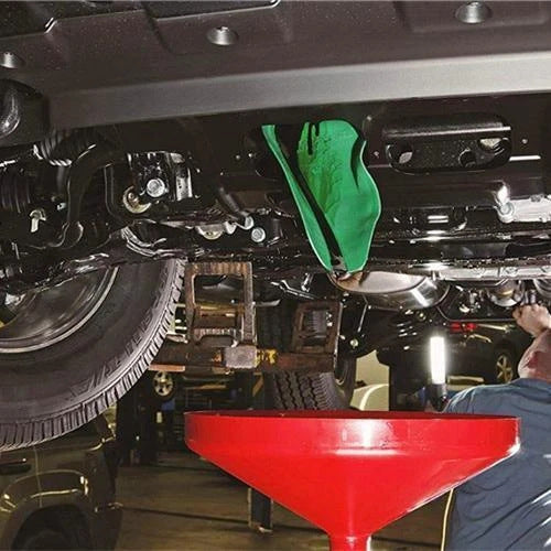 Entonnoir général Flexible de vidange d'huile, outil de ravitaillement de voiture, entonnoir plus long