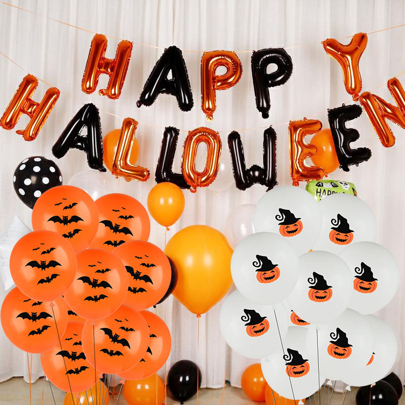 Decoración de globos de Halloween