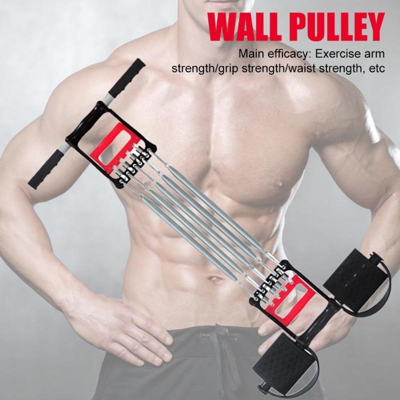 Dispositivo de tensión multifuncional con resorte, dispositivo de agarre, expansor de pecho, fuerza del brazo