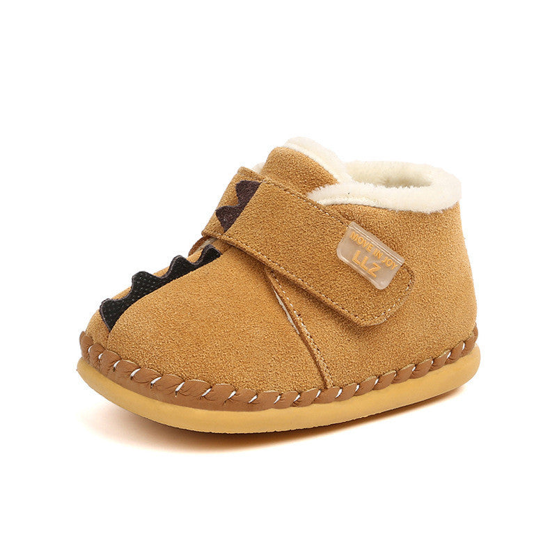 Chaussures rembourrées en coton pour enfants, pantoufles d'hiver pour garçons et filles, raquettes de neige en polaire