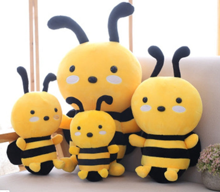 Jouet en peluche doux en forme d'abeille