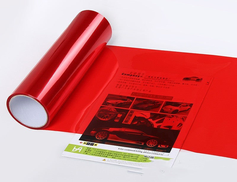 Film de lampe de véhicule de coupe personnalisé, Film automobile coloré, Film de protection pour lampe de voiture